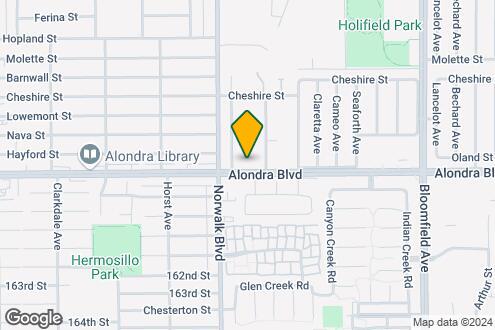 Map Image of the Property - Alondra Palm LLC