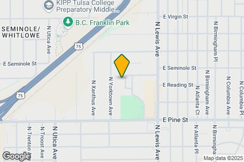 Map Image of the Property - 1616 N Yorktown Pl