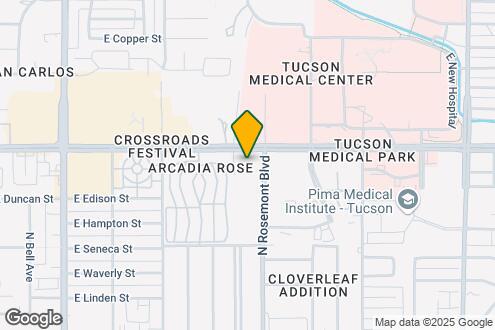 Map Image of the Property - Furnished Studio - Tucson