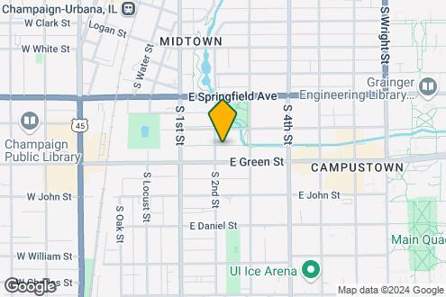 Map Image of the Property - 202 E. Green St by Bankier Apartments