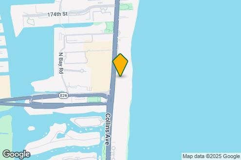 Map Image of the Property - 16711 Collins Ave