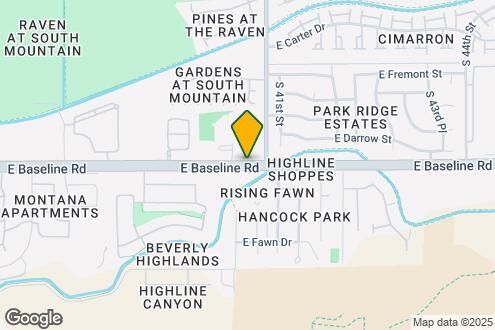 Map Image of the Property - 3900 E Baseline Rd