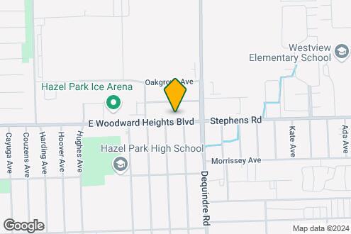 Map Image of the Property - 1771 E Woodward Heights Blvd