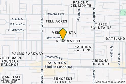 Map Image of the Property - 3732 E Glenrosa Ave