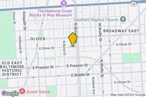 Map Image of the Property - 1629 E Oliver St