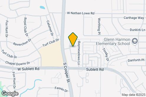 Map Image of the Property - Walnut Creek Apartments