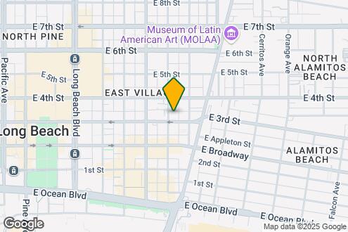 Map Image of the Property - 709 E 3rd St