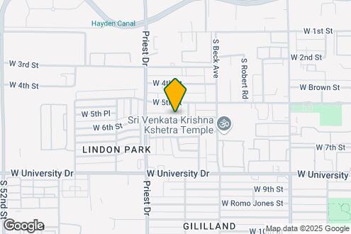 Map Image of the Property - 1308 W 6th St