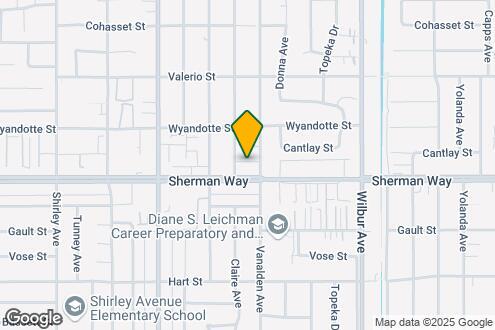 Imagen del Mapa de la Propiedad - Sherman Way Apartments