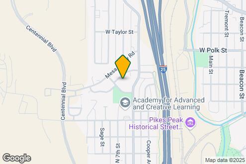 Map Image of the Property - Foothills West Apartments