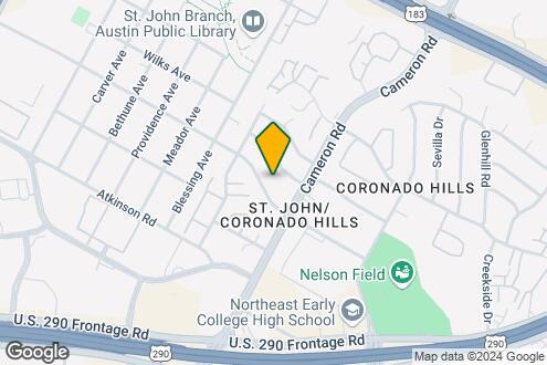 Map Image of the Property - 1302 E St Johns Ave