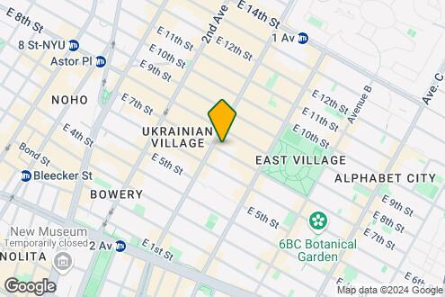 Map Image of the Property - 93 1/2 East 7th St