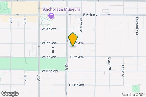 Map Image of the Property - Furnished Studio - Anchorage