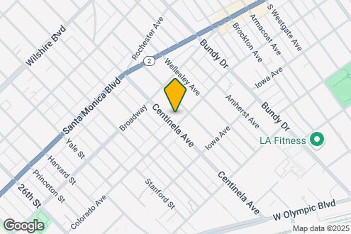 Map Image of the Property - 1560 S Centinela Ave