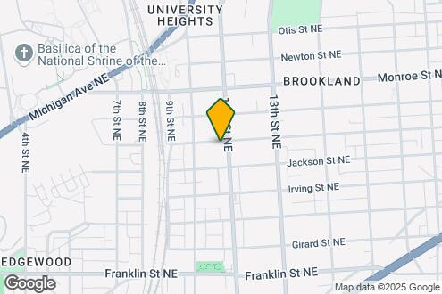 Map Image of the Property - 1031 Kearny St NE