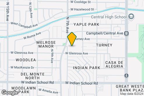 Map Image of the Property - Curve at Melrose