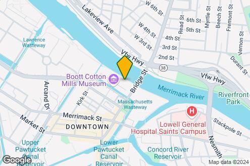 Imagen del Mapa de la Propiedad - The Apartments at Boott Mills