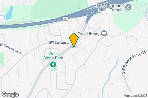 Map Image of the Property - 6960 SW Canyon Rd