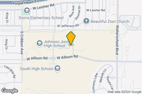 Map Image of the Property - Lexington Hills Apartments