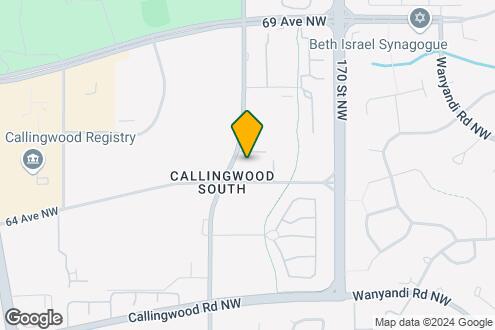 Map Image of the Property - Callingwood on 170th