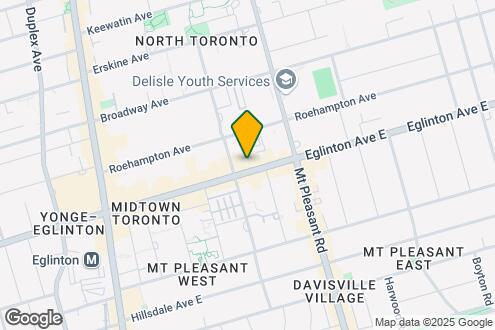 Map Image of the Property - 196 Eglinton Ave E