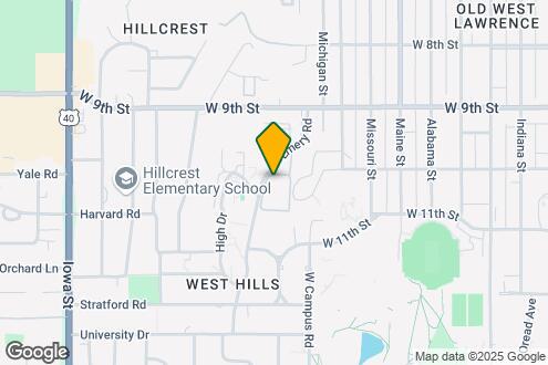 Map Image of the Property - West Hills Apartments