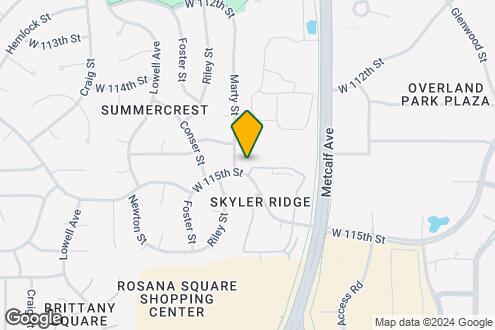 Map Image of the Property - Skyler Ridge Apartments