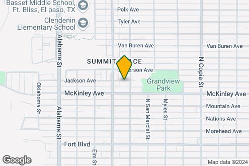 Map Image of the Property - Grandview Apartments