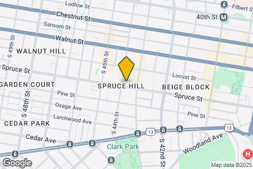 Map Image of the Property - 4323 Spruce Street