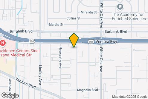 Map Image of the Property - Encino Crest Apartments