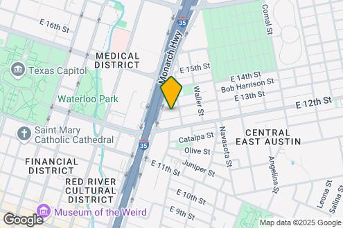 Map Image of the Property - 813 1/2 E 13th Street Unit