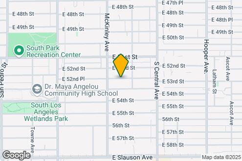 Map Image of the Property - 906 E 52nd Pl