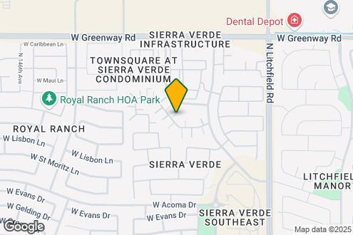 Imagen del Mapa de la Propiedad - 14120 W Country Gables Dr