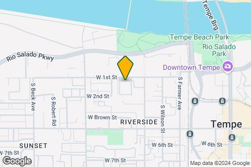 Map Image of the Property - Riverside Apartments