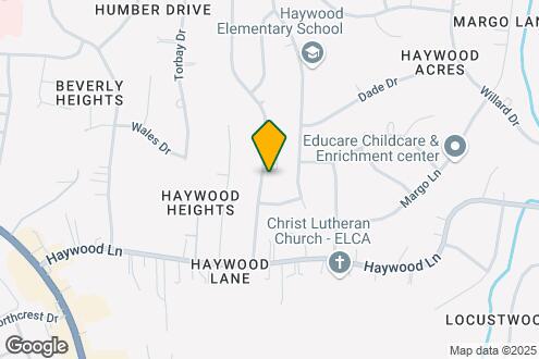 Map Image of the Property - Haywood Meadows Apartments