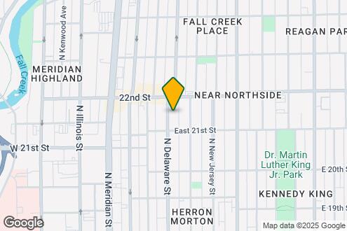 Map Image of the Property - 2123 N Delaware St