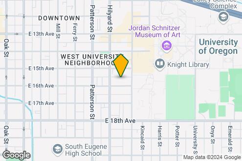 Map Image of the Property - Capri Eugene - Student Living