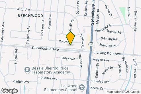 Map Image of the Property - 4302 E Livingston Ave