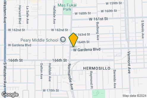 Map Image of the Property - 1341 W Gardena Blvd