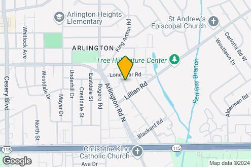 Map Image of the Property - Tree Hill Apartments & Townhomes