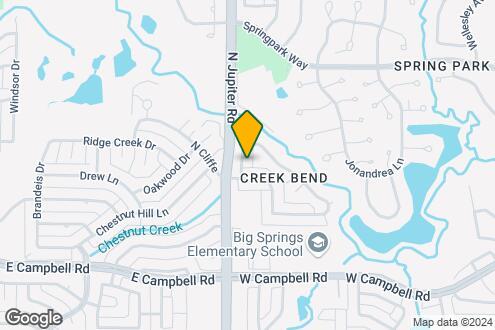 Imagen del Mapa de la Propiedad - 3422 Creekbend Dr