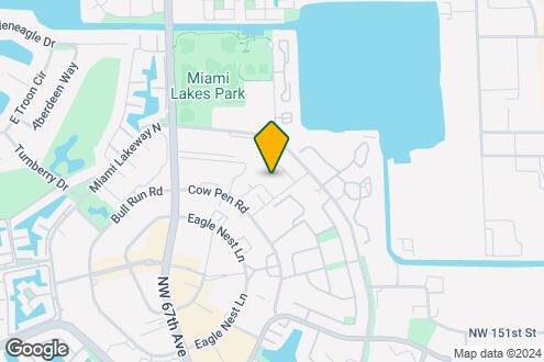 Map Image of the Property - Courtyards at Miami Lakes