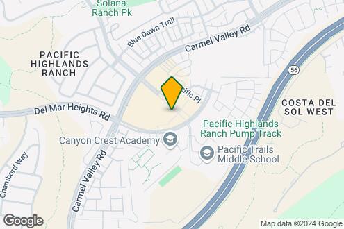 Map Image of the Property - Sola at Pacific Highlands Ranch