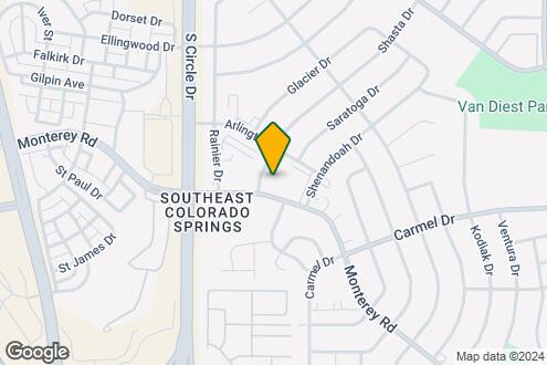 Map Image of the Property - Sedona Ridge Apartments