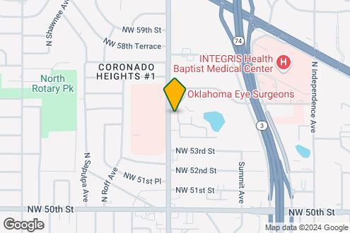 Map Image of the Property - 5560 Medical Center Apartments