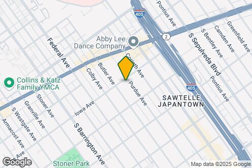 Map Image of the Property - 1705 Purdue Ave in West LA - steps to SM B...