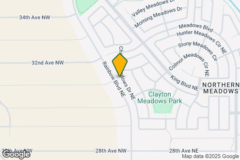 Map Image of the Property - 3205 Chama Meadows Dr NE