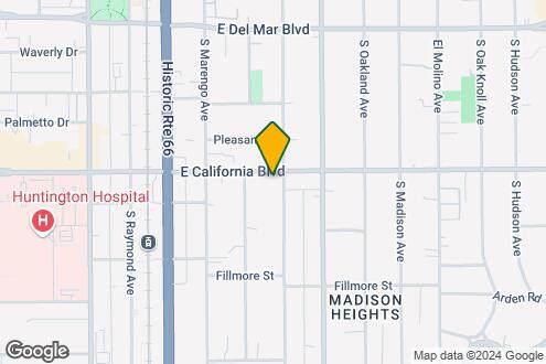 Map Image of the Property - California Euclid Apartments