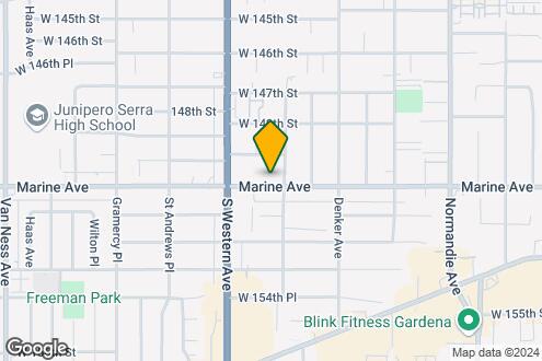 Map Image of the Property - 1717-1727 Marine Ave