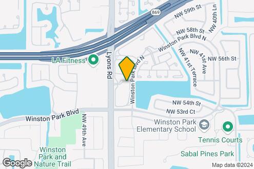 Map Image of the Property - Windsor Coconut Creek